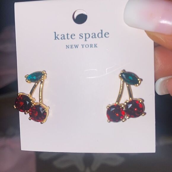 Kate ♠️ Spade 🍒 Ma Cherie Earrings! - Picture 2 of 6